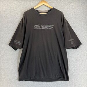 Harley Davidson Motorcycles Naples Florida Gray Shortsleeve Retro Tee TShirt 2XL